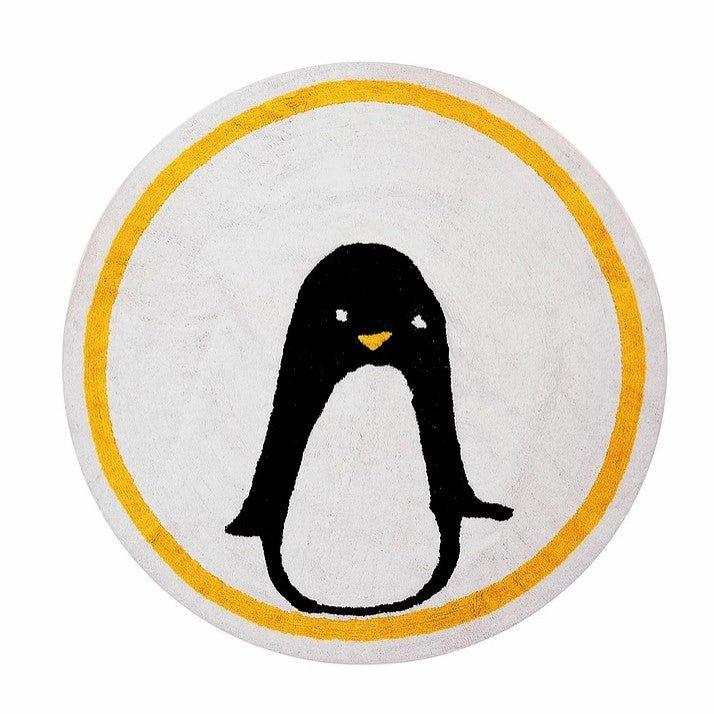 Alfombra Infantil Algodón 100% Lavable Animales Aratextil Pingüino - Nanetes #